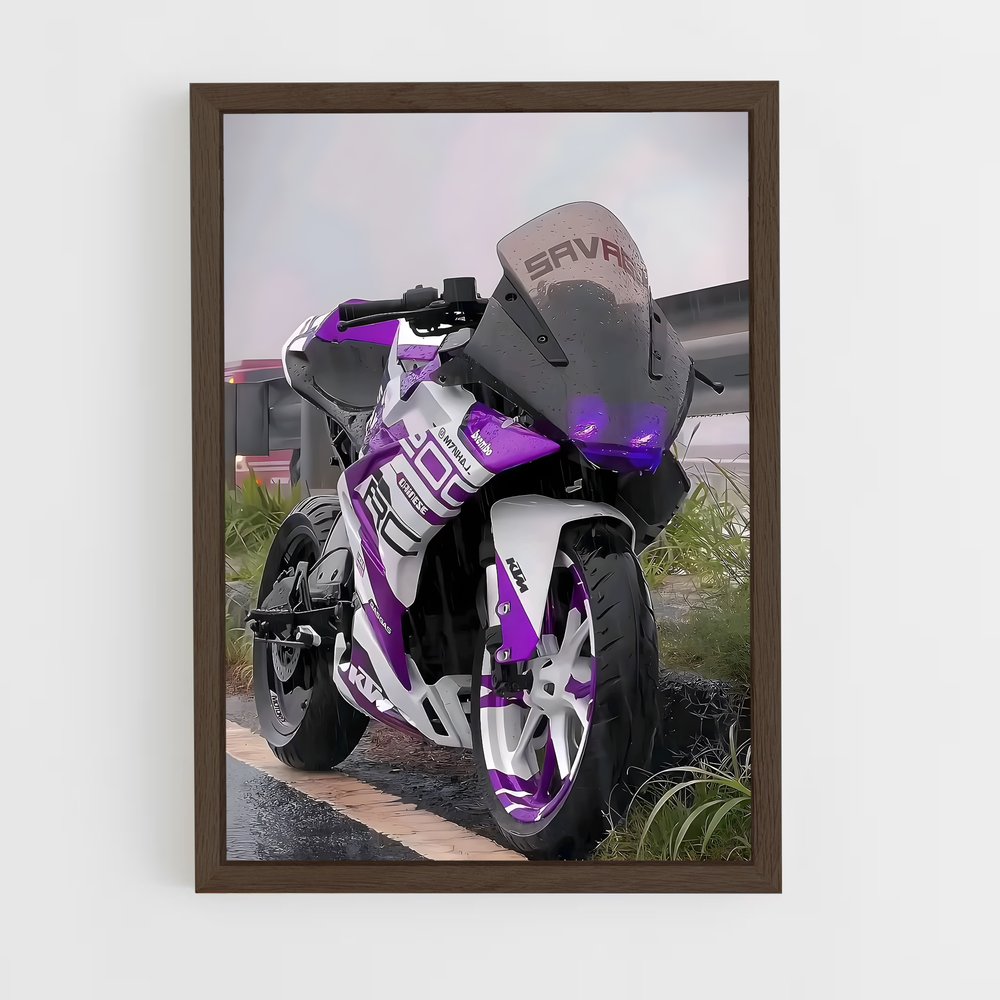 Poster Purple Ride – affiche KTM Moto (vue 5)